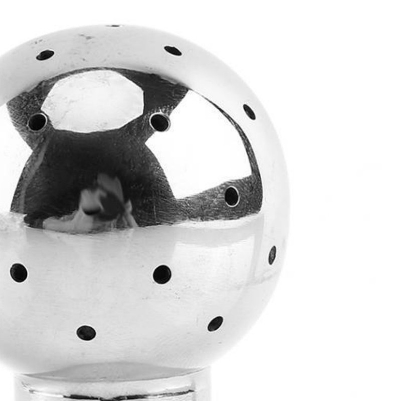 Smooth Surfaces Steel Cleaning Nozzle Sprayer Ball With Fixed Internal Thread