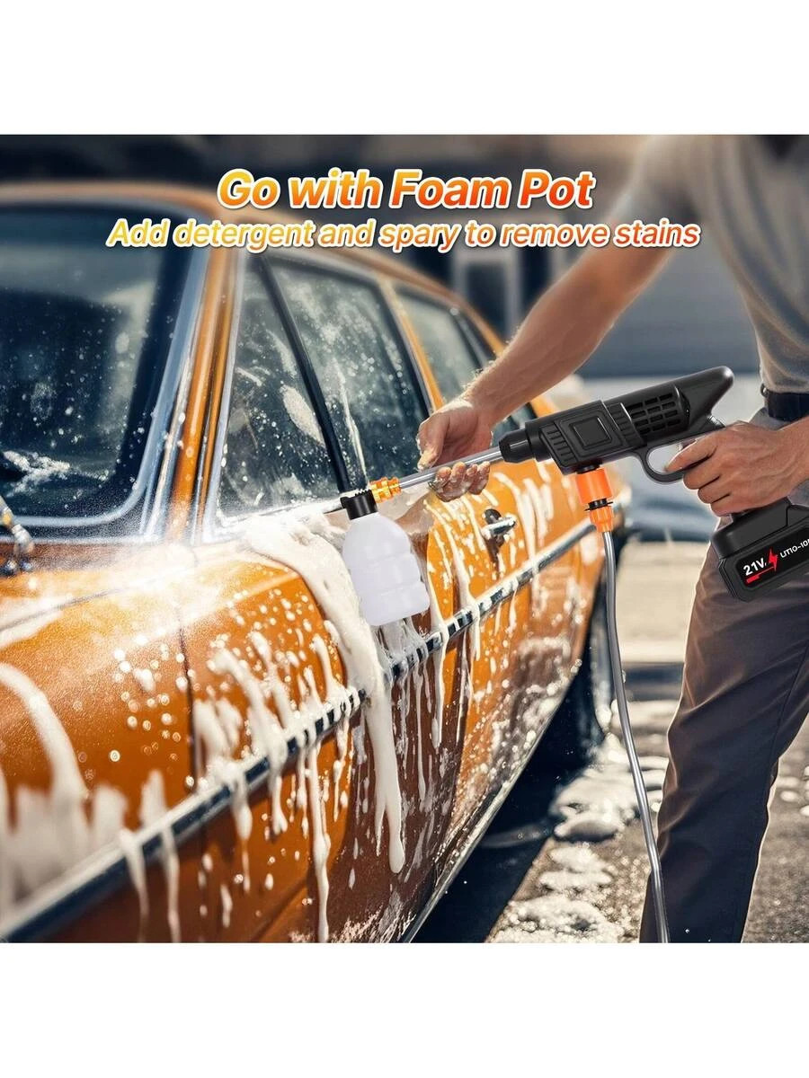 NEW Cordless Pressure Washer 3-In-1 Nozzle 435PSI FREE SHIPPING