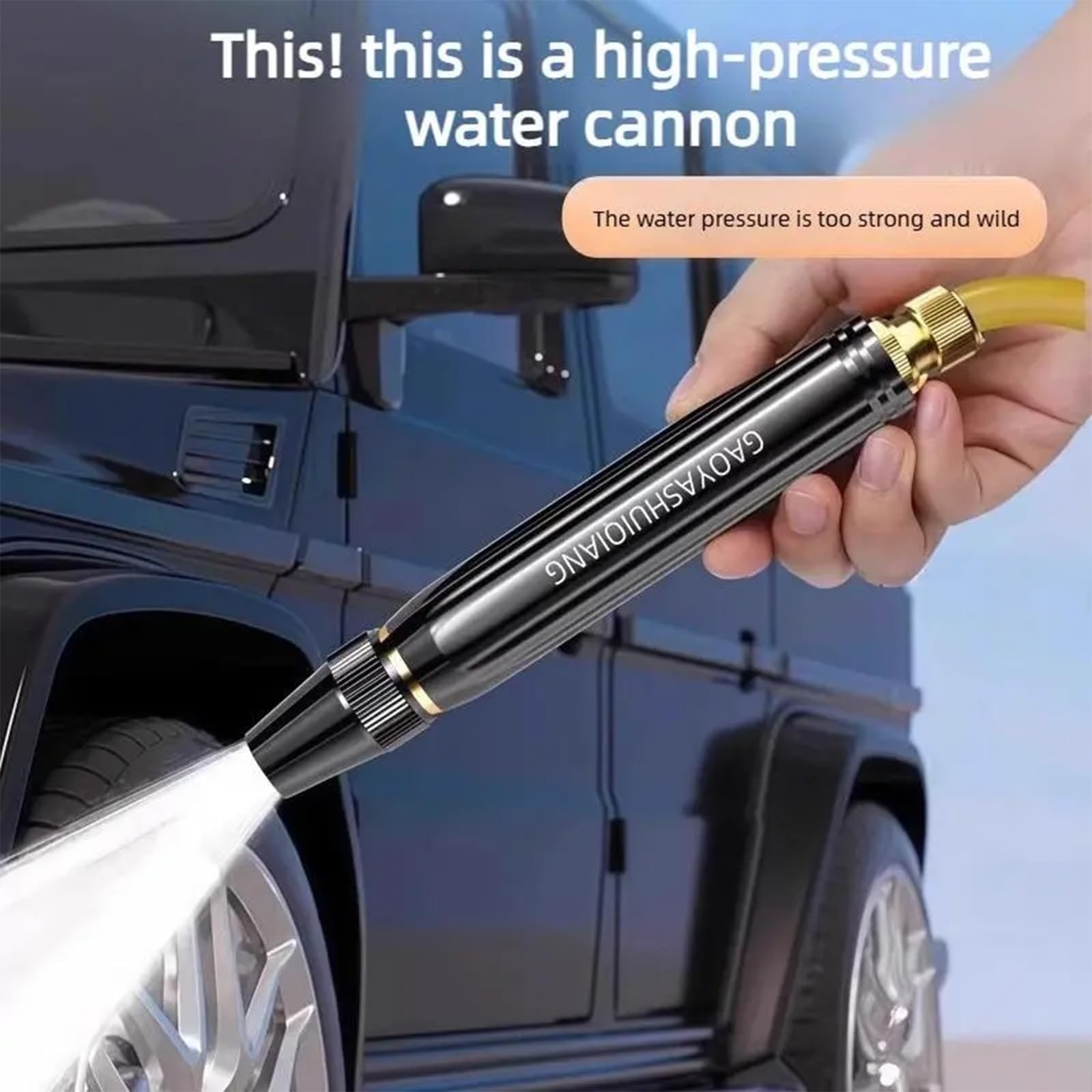 High Pressure Car Wash Water Gun Spray Nozzle Portable Washer for Auto