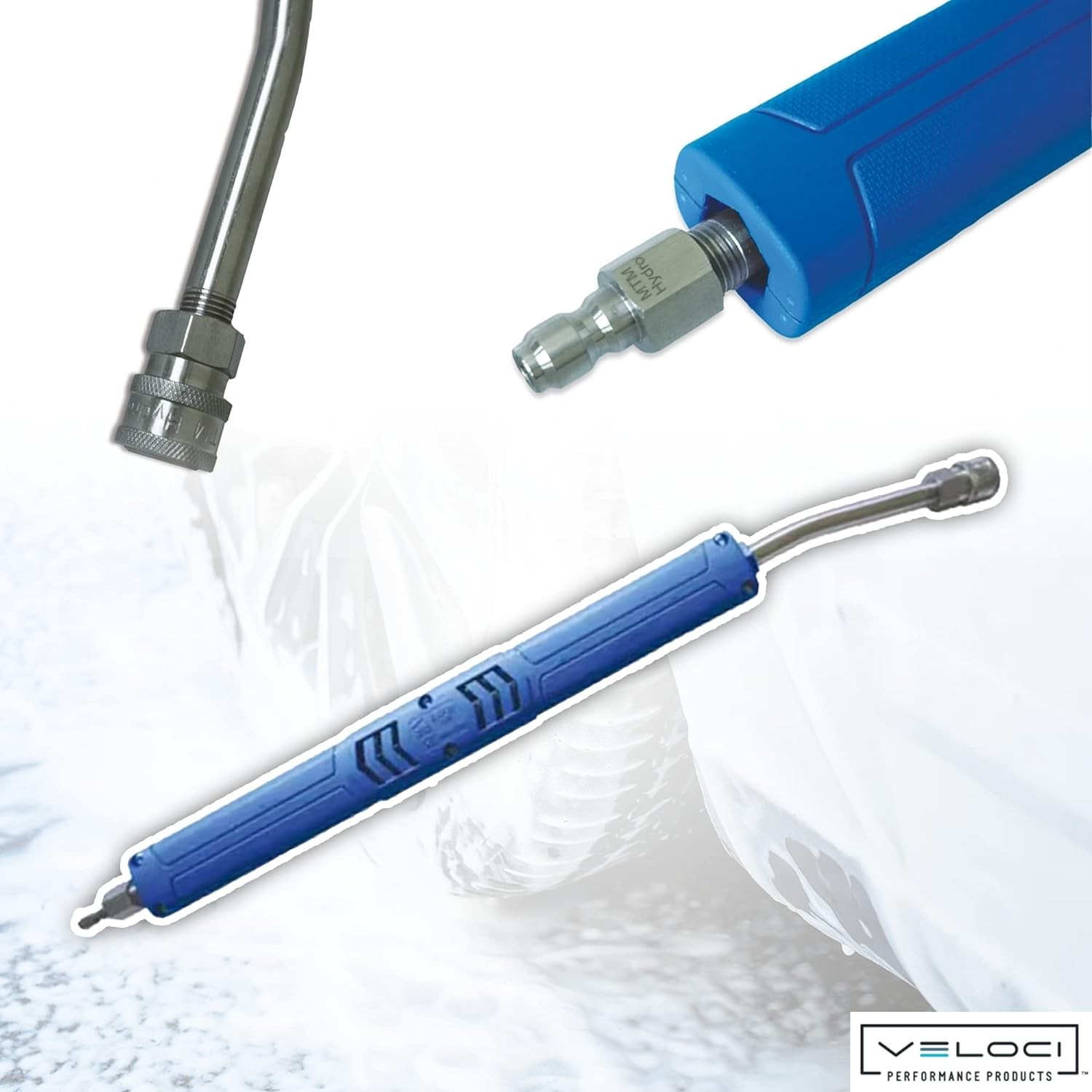 MTM Hydro Acqualine Pressure Washer Extension Wand Kit 20″ Bent Foam Lance