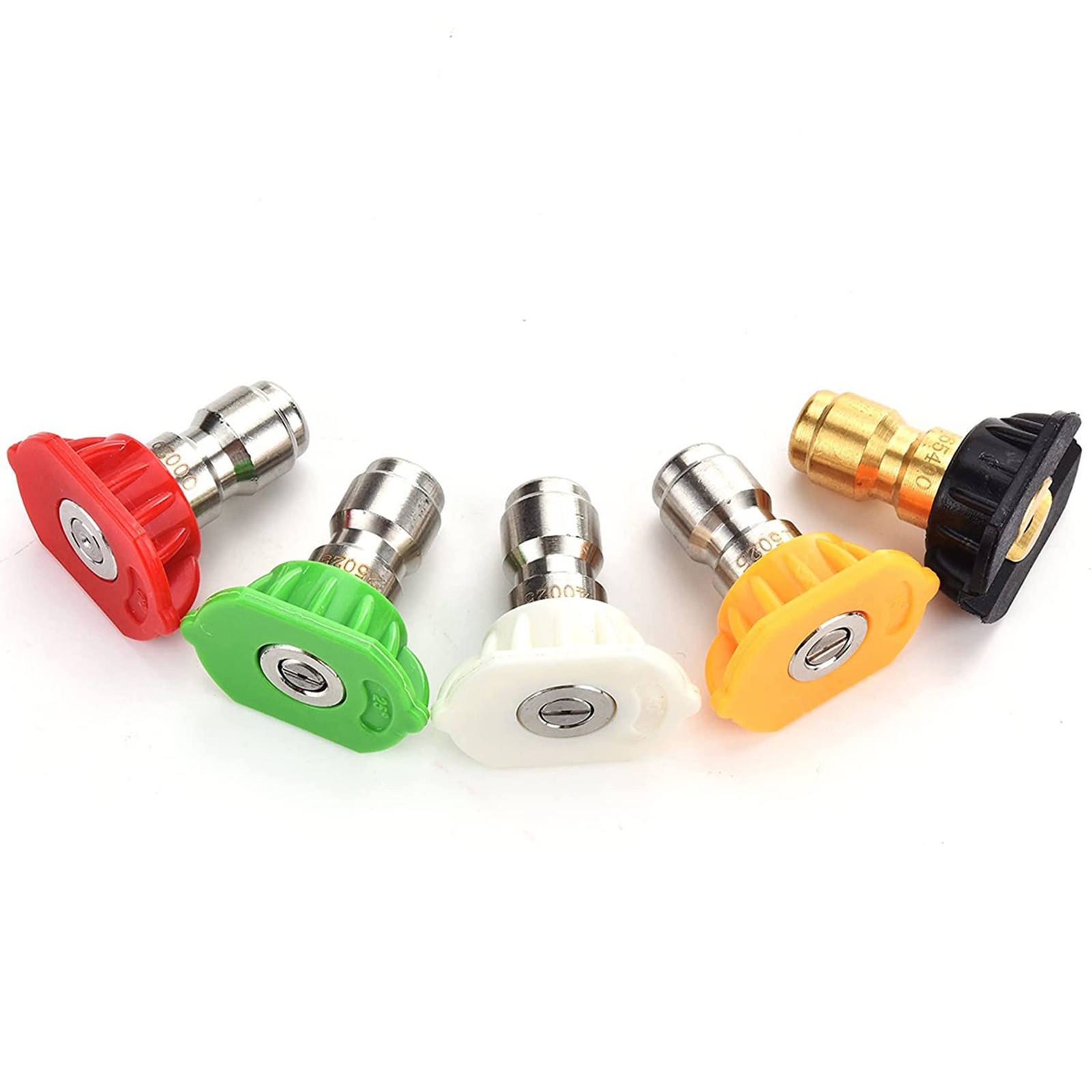 Tool Daily Pressure Washer Spray Nozzle Tips Multiple Orifice 2.5, 5 Colors