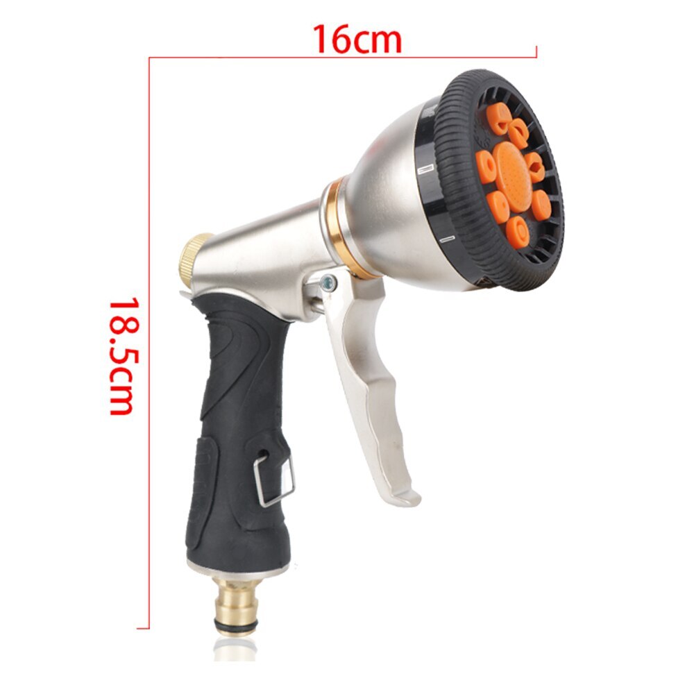 Garden Watering Sprinkle Rotary Water Spray Gun Car Washer Irrigation Tool