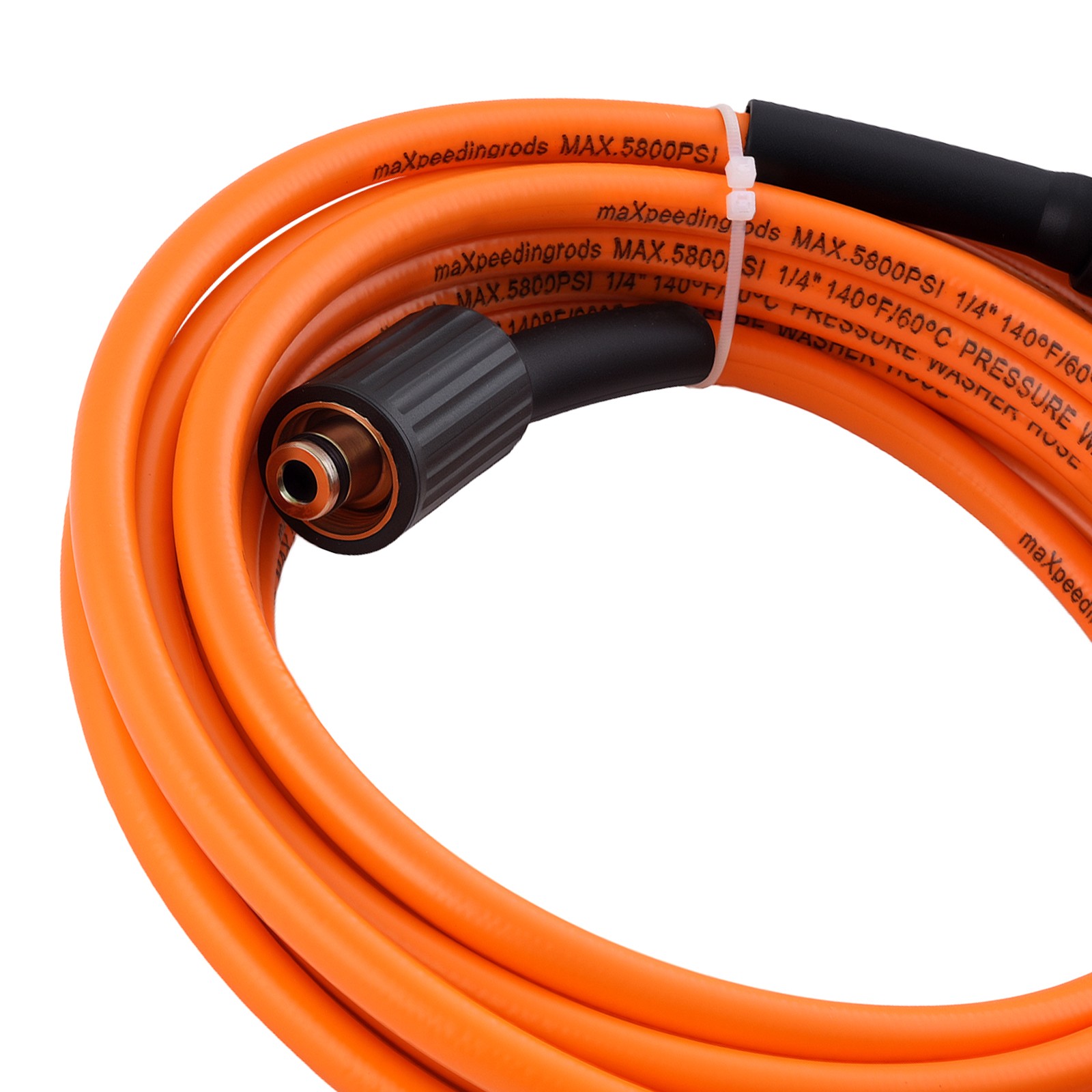 25 FT x 1/4″ 5800 MAX PSI High Pressure Washer Replacement Hose Extension Hose