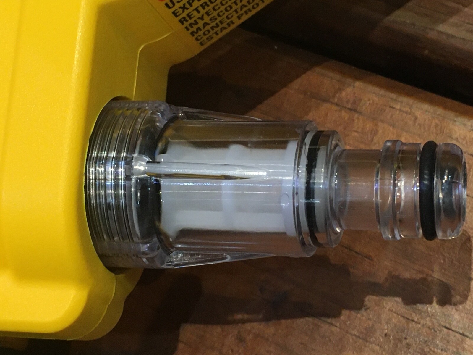 DEWALT 20V MAX DCPW550 Cordless Pressure Washer, Water Inlet Filter Connector