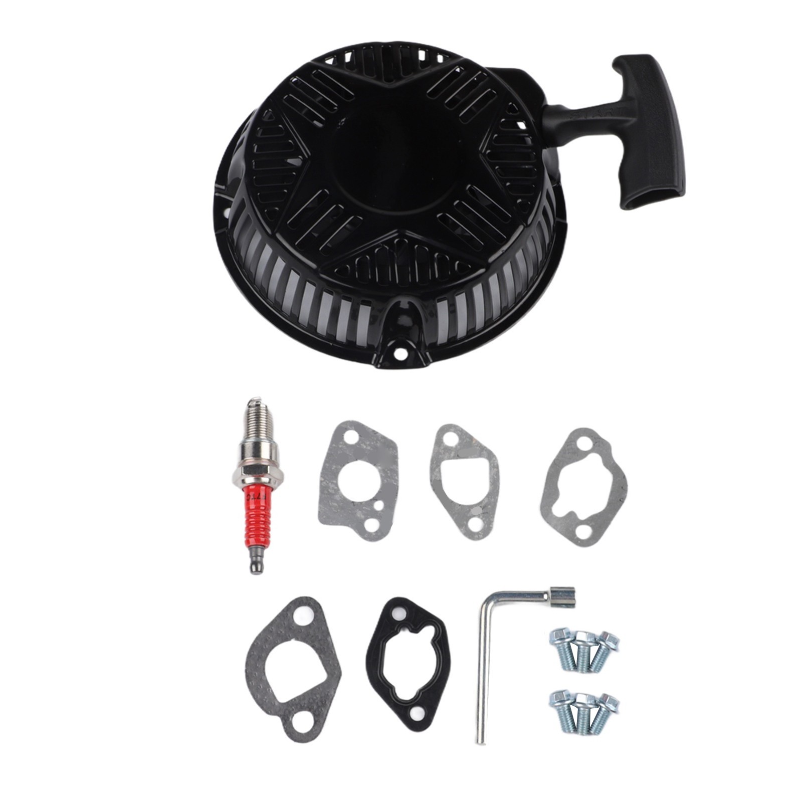 Starter Pull Cord Kit Pull Cord Starter Nylon Starter Rope Metal Starter Housing