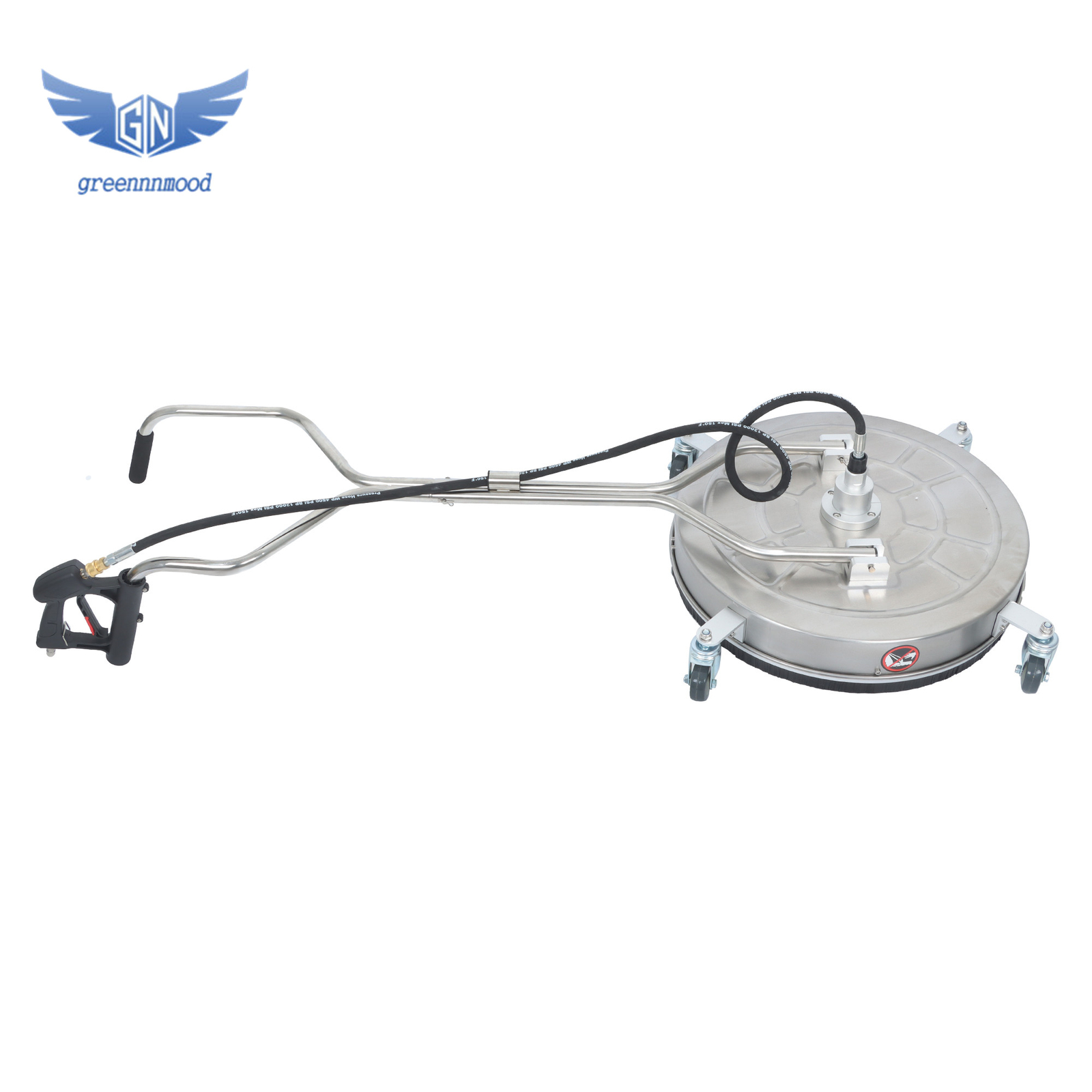 24″ Pressure Washer Surface Cleaner w/ Handles & Wheels Quick Connect