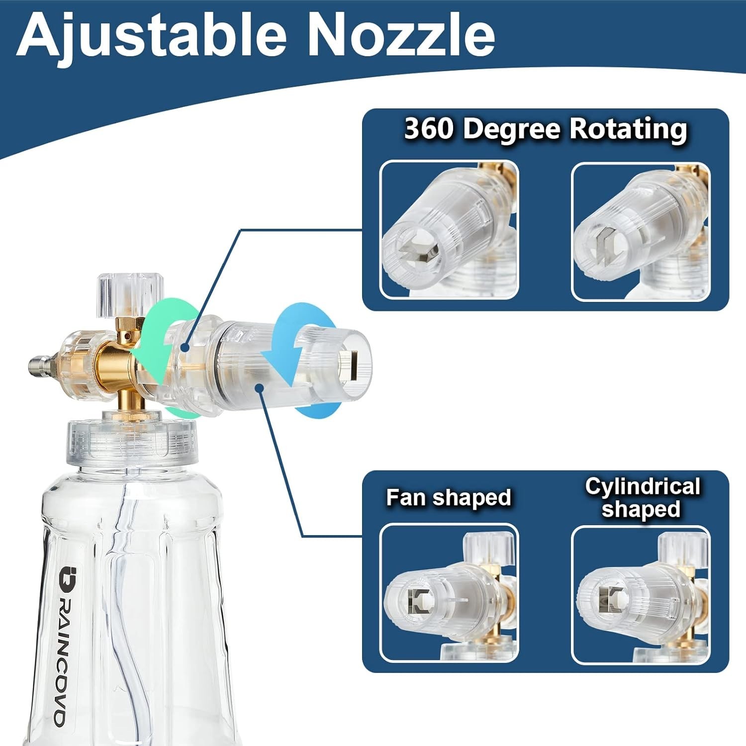 Stainless Steel Foam Cannon for Pressure Washer