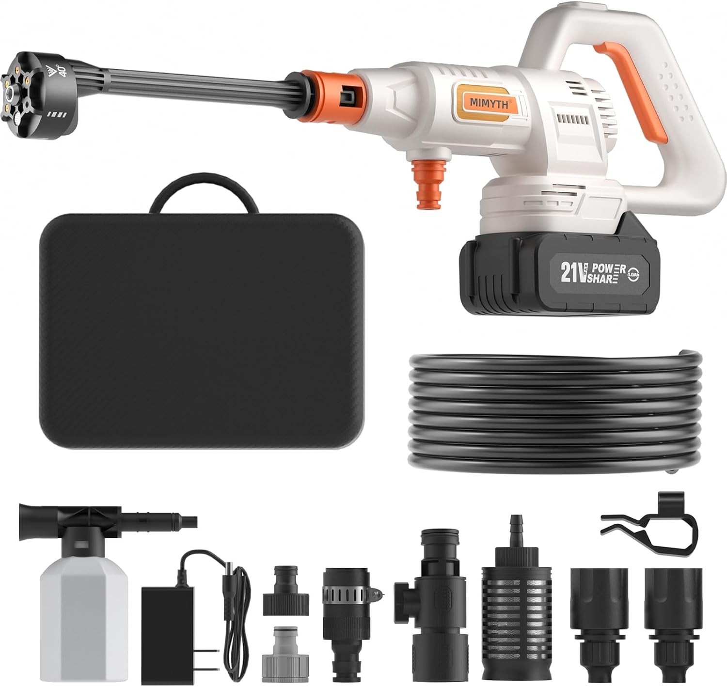 Cordless Pressure Washer Battery Powered 1200PSI Cordless Power Washer