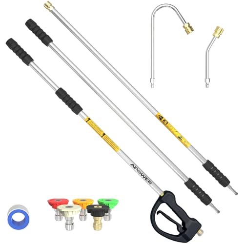 Pressure Washer Extension Wand 9 Ft for Gas and Electric Power Washers,