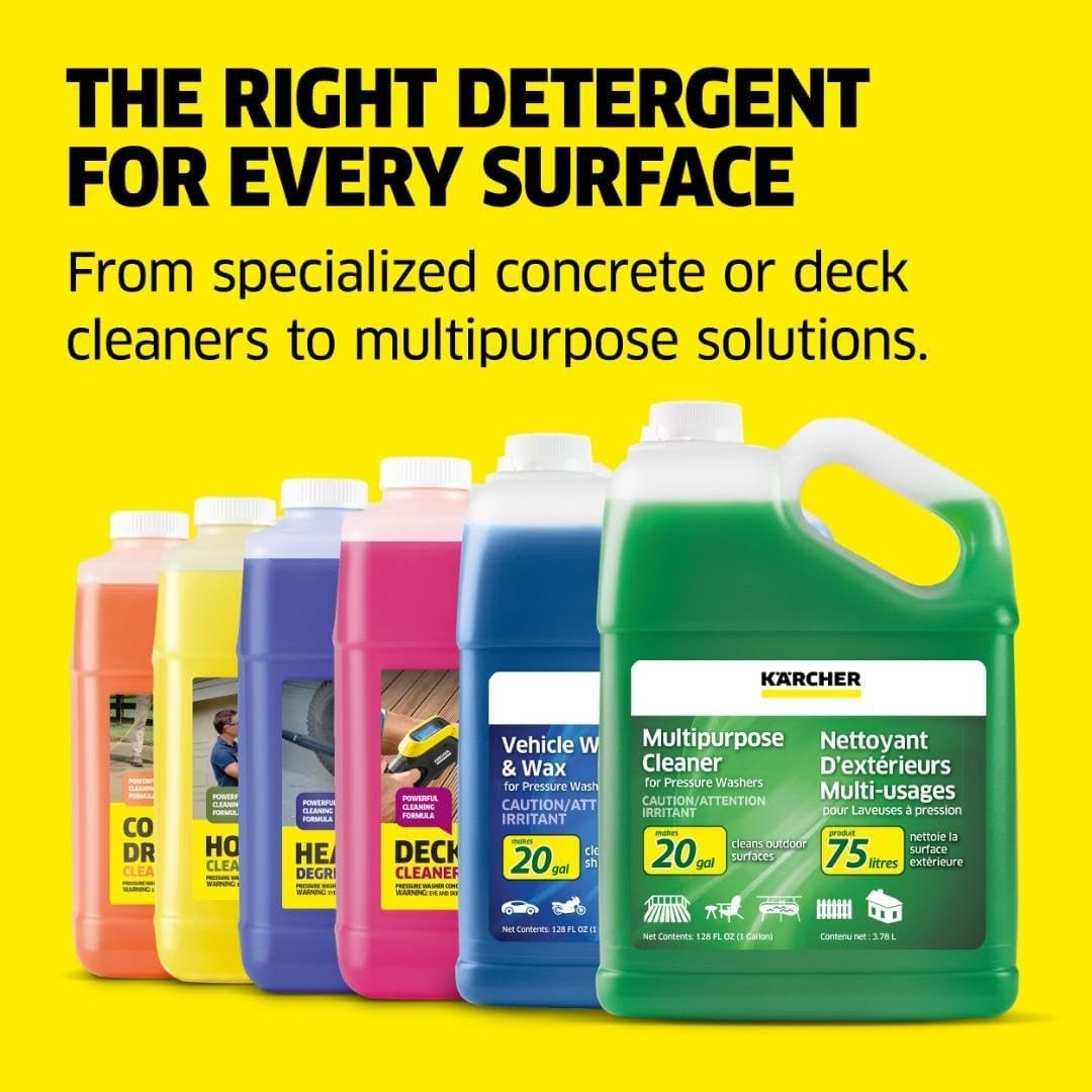 Kärcher Concentrated Pressure Washer Cleaner – 20 Gal, Eco-Friendly, Fresh Scent