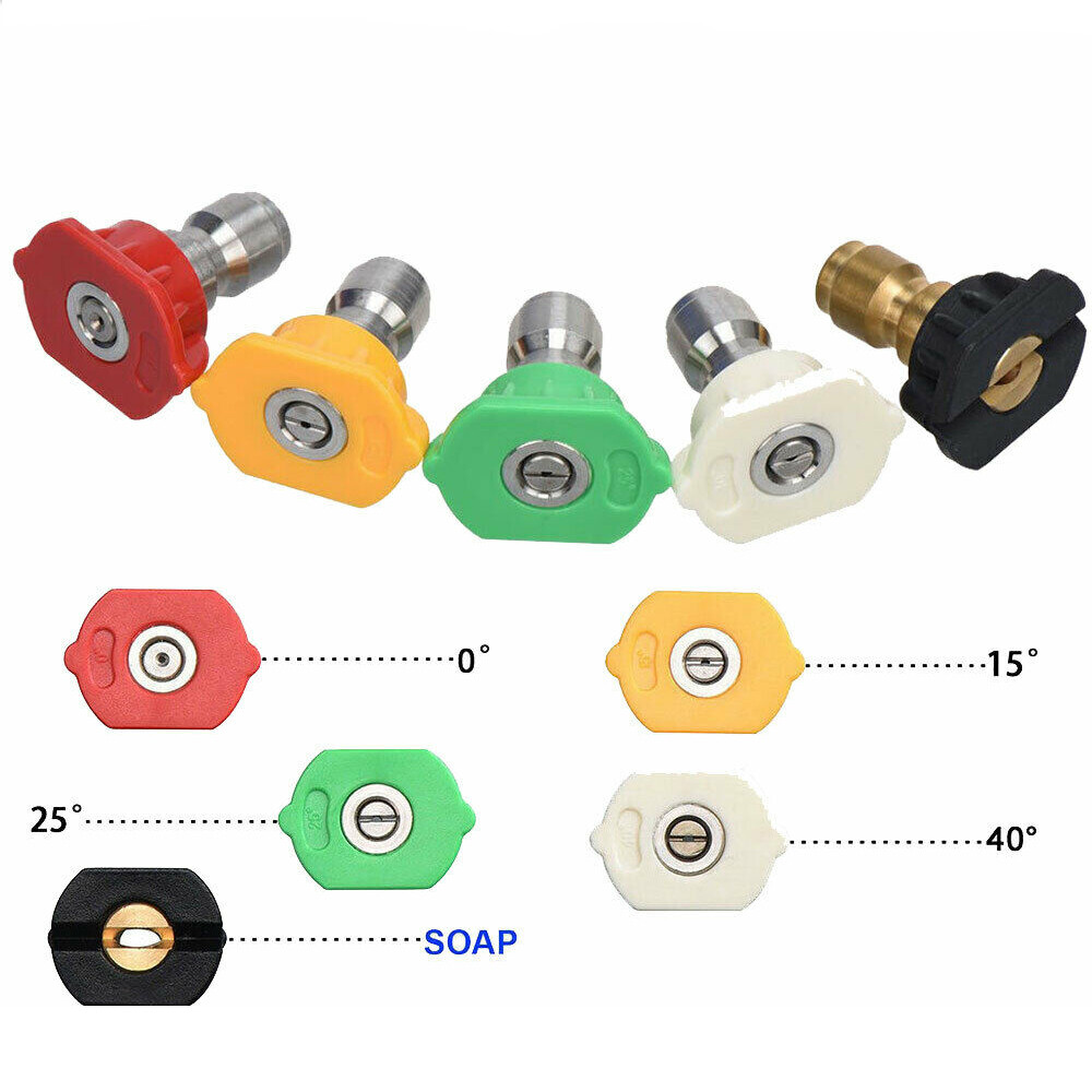 3000PSI Pressure Washer Gun Extension Wand Nozzles Kit For Power Washer M22-14