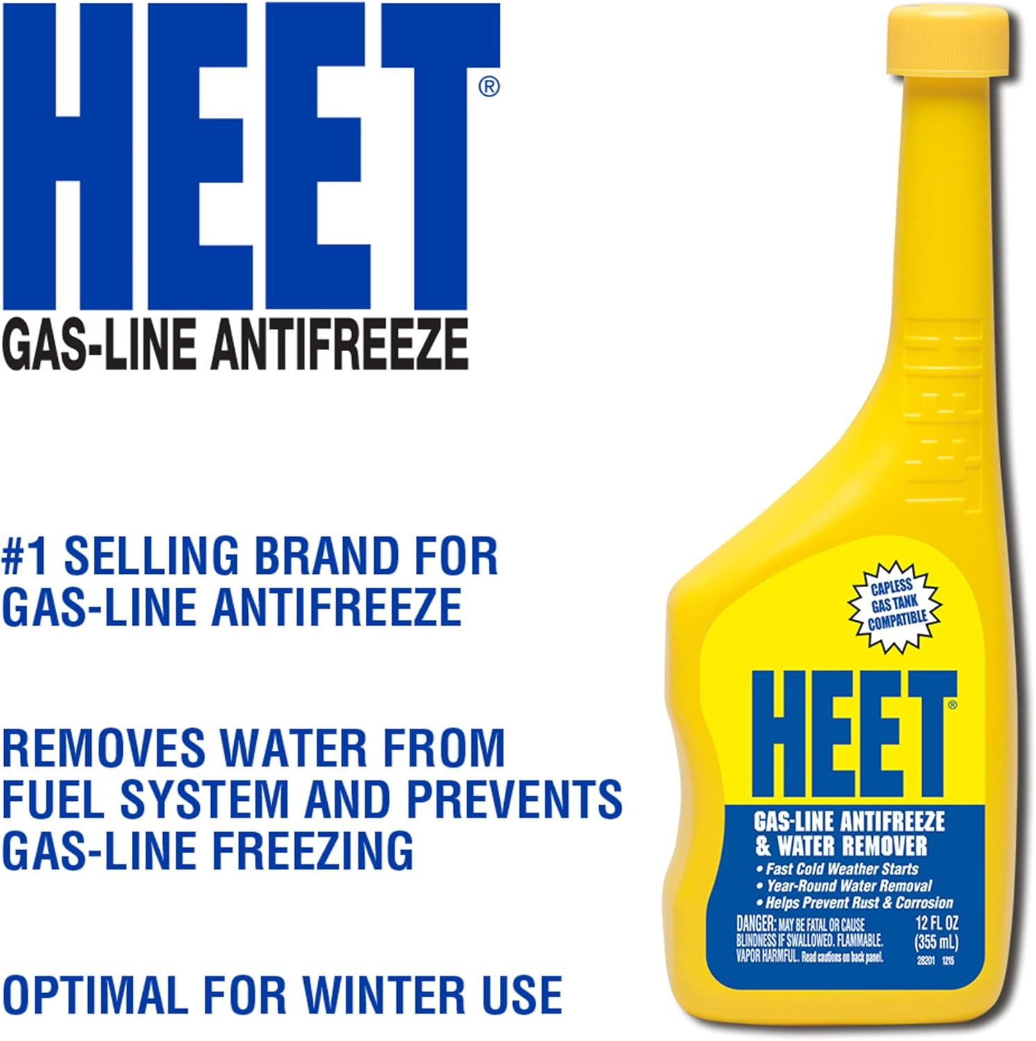 Gas-Line Antifreeze and Water Remover – Removes Water from Fuel System – Prevent