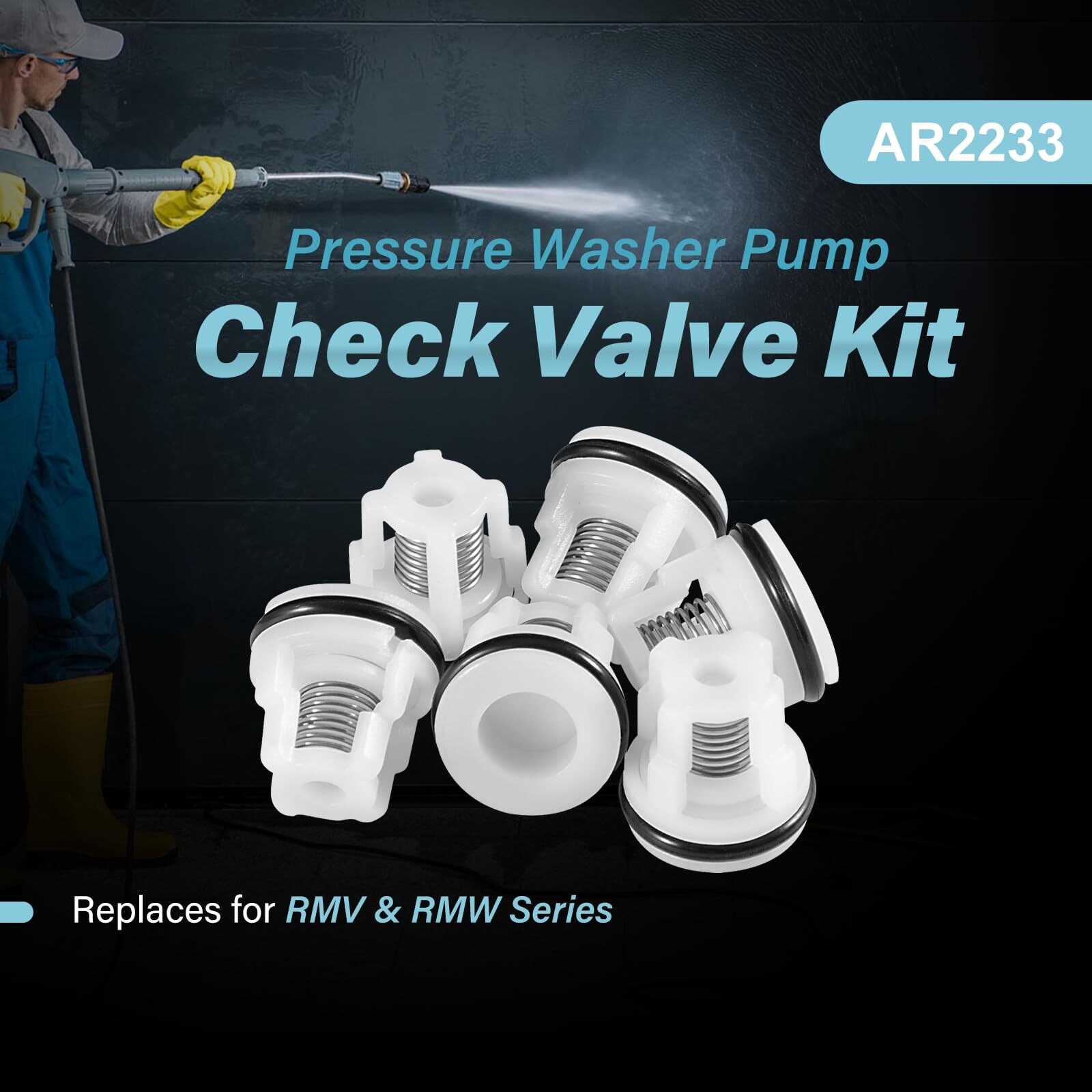Check Valve Kit Replacement Pressure Washer Valve Kits Replace for RMW Series