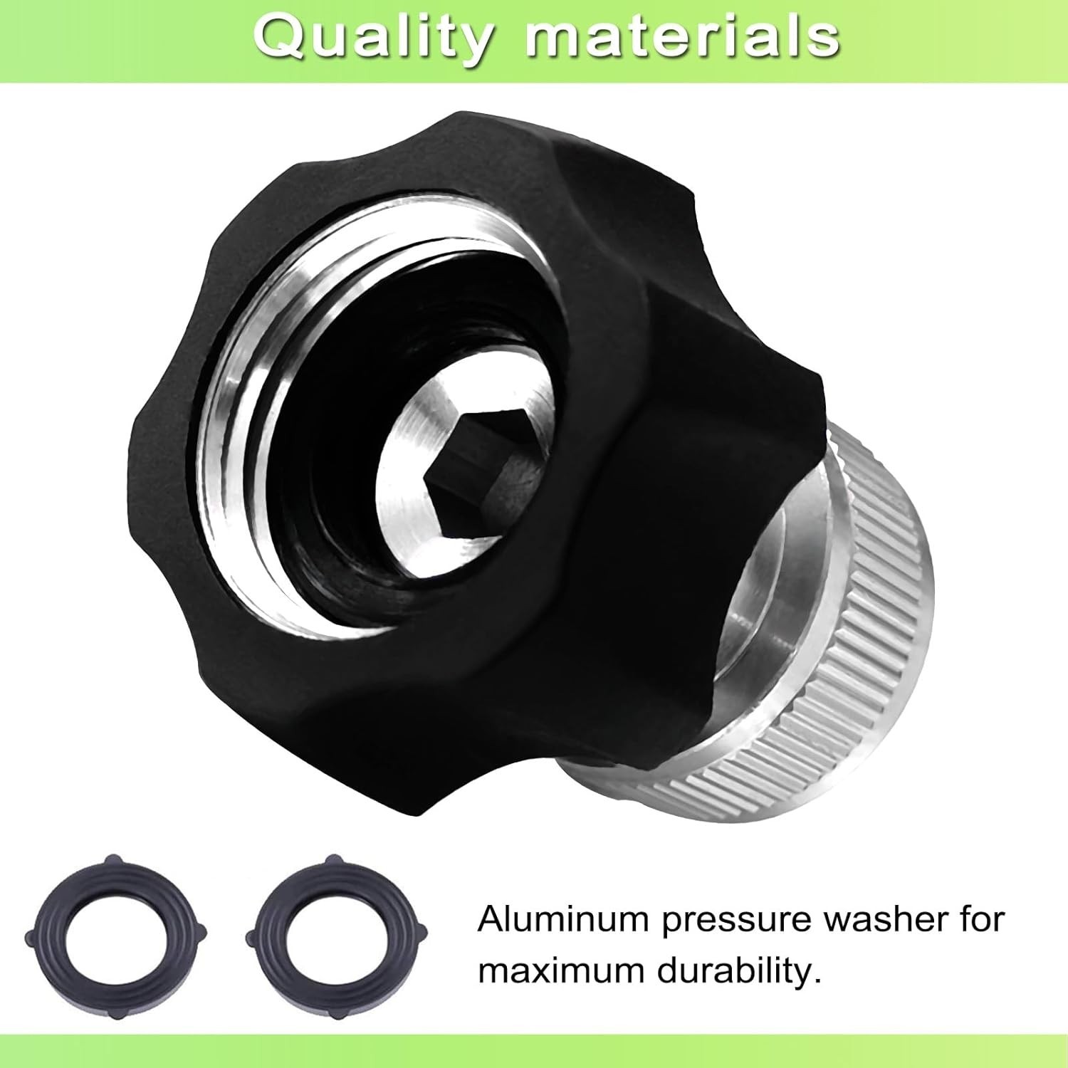 Durable 3/4 Inch Electric Pressure Washer Coupler – Universal Hose Connection