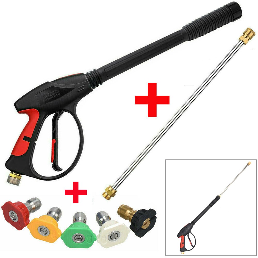 4000 PSI 40″ Replacement Pressure Washer Gun Extension Wand 5 Nozzle Tips M22-14