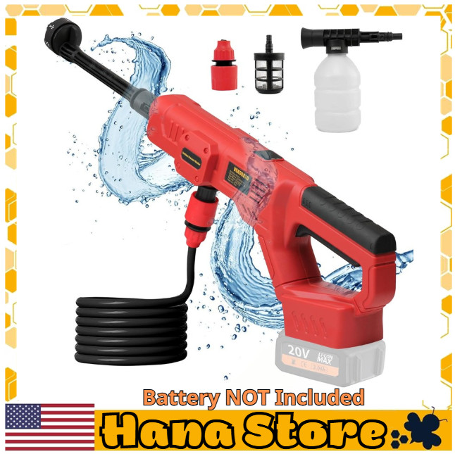 Cordless Pressure Washer for Milwaukee M18 Battery, Portable Cordless Power Wash