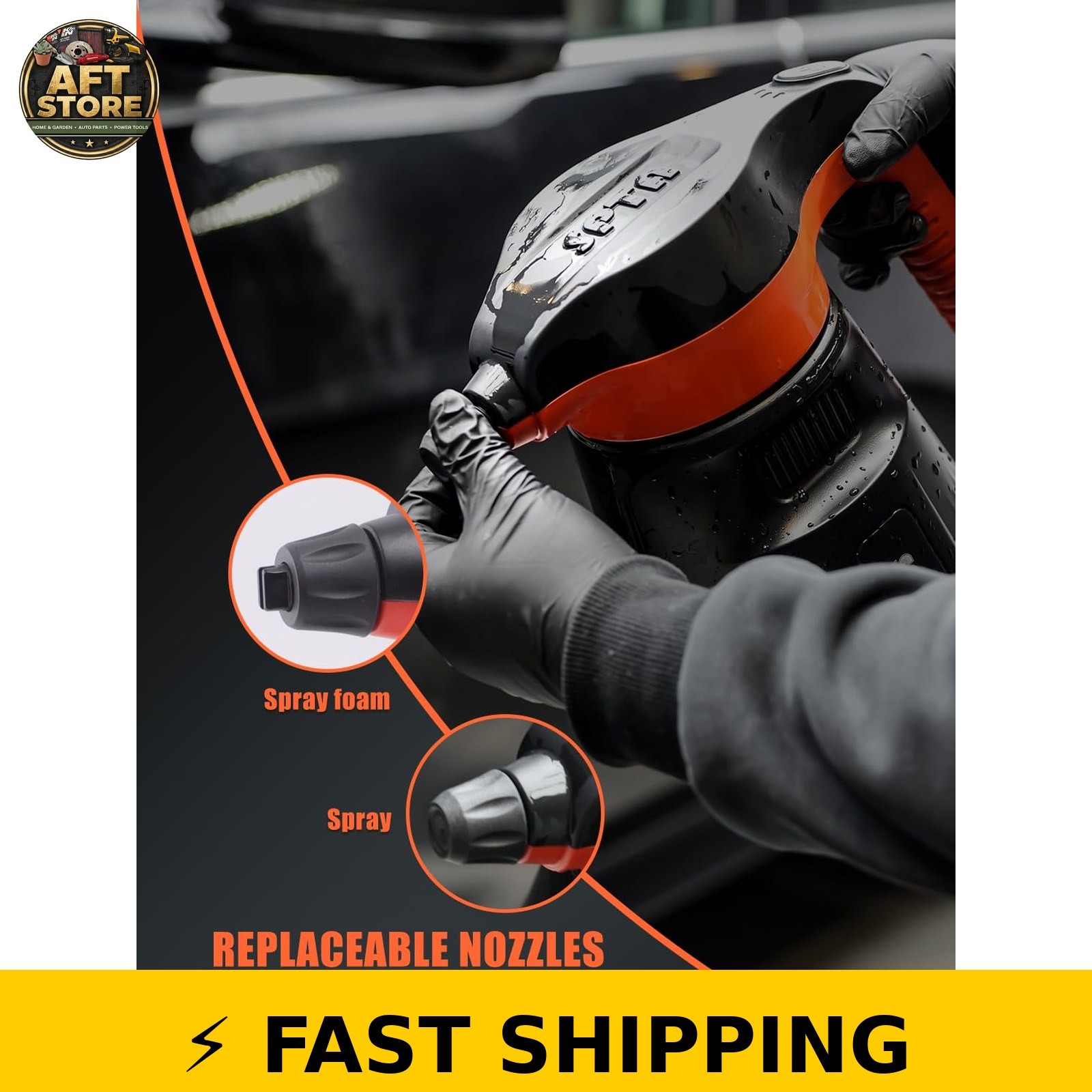 SPTA 2.25L Electric Foam Sprayer for Car Wash with Shampoo
