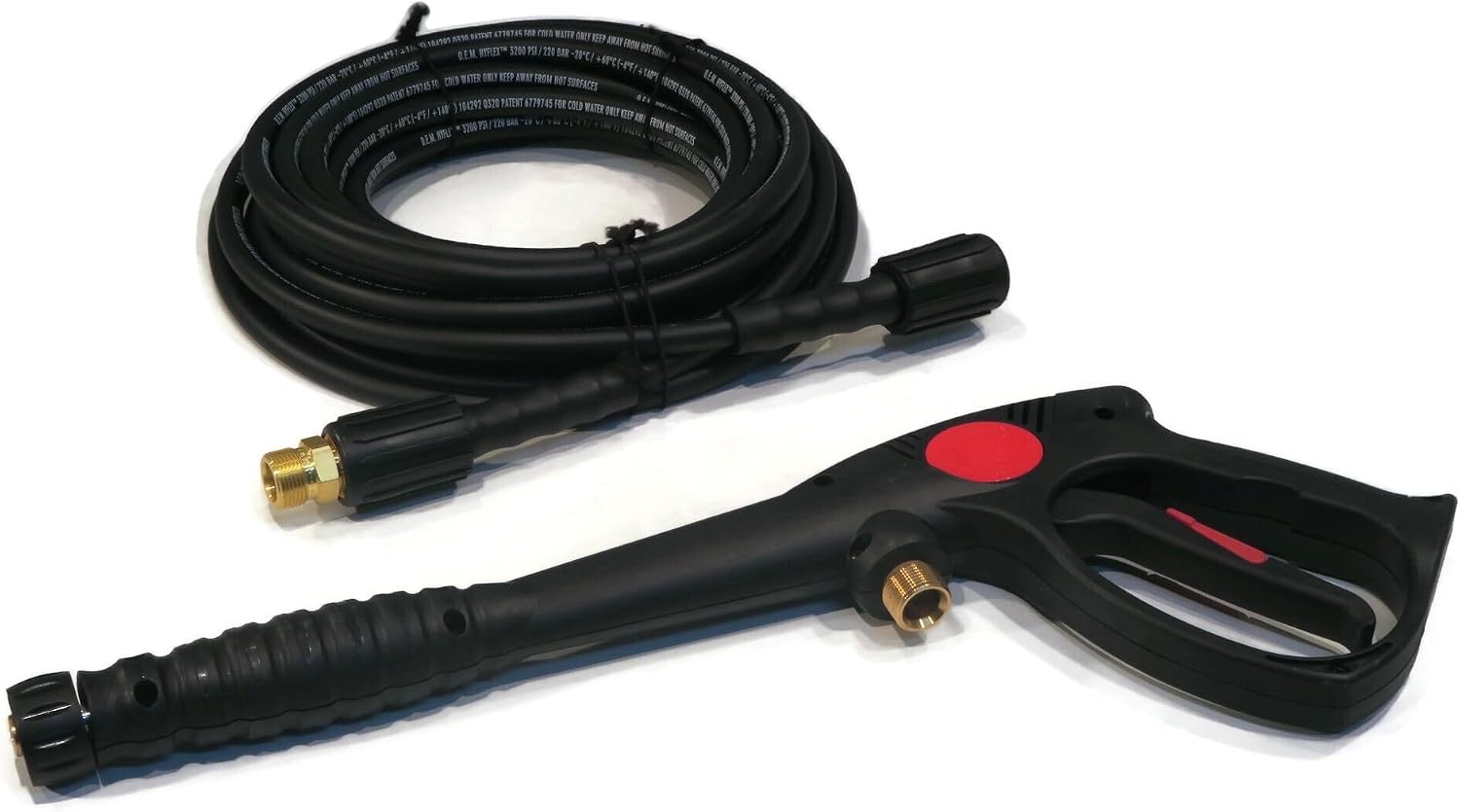 3000 PSI Spray Gun & 35′ Hose M22 for Troy-Bilt 020213-0, 020240-0, 020245-0