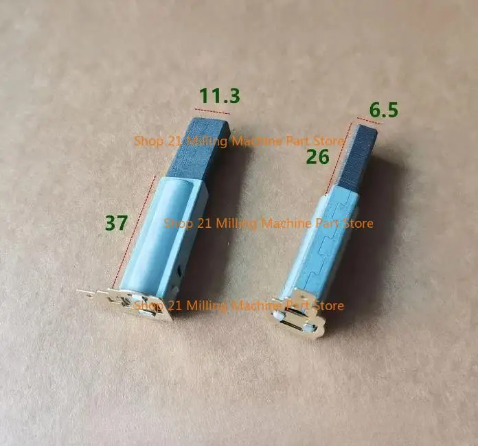 2pcs 6.3*10/11 7.2*13mm Electric Brush for Pressure Washer Vacuum Cleaner