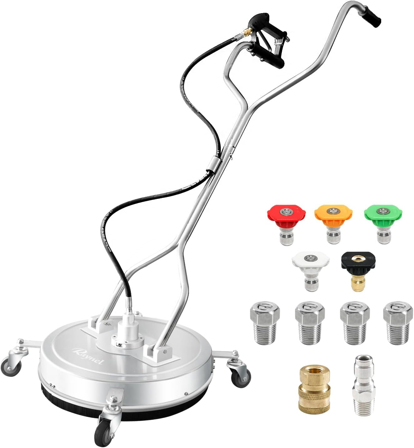 20″ Pressure Washer Surface Cleaner, Power Washer Accessory | Stainless Steel Ho