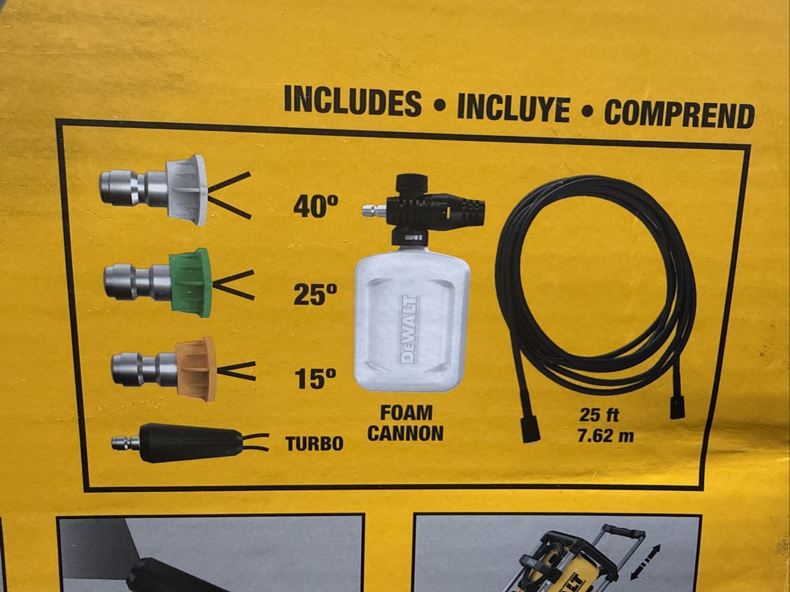 NEW Dewalt DWPW3000 3000 PSI Cold Water Electric Pressure Washer