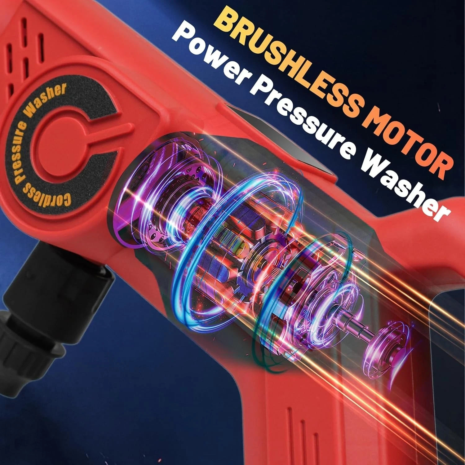 Cordless Pressure Washer for Milwaukee M18 18V Battery, Portable Cordless Power