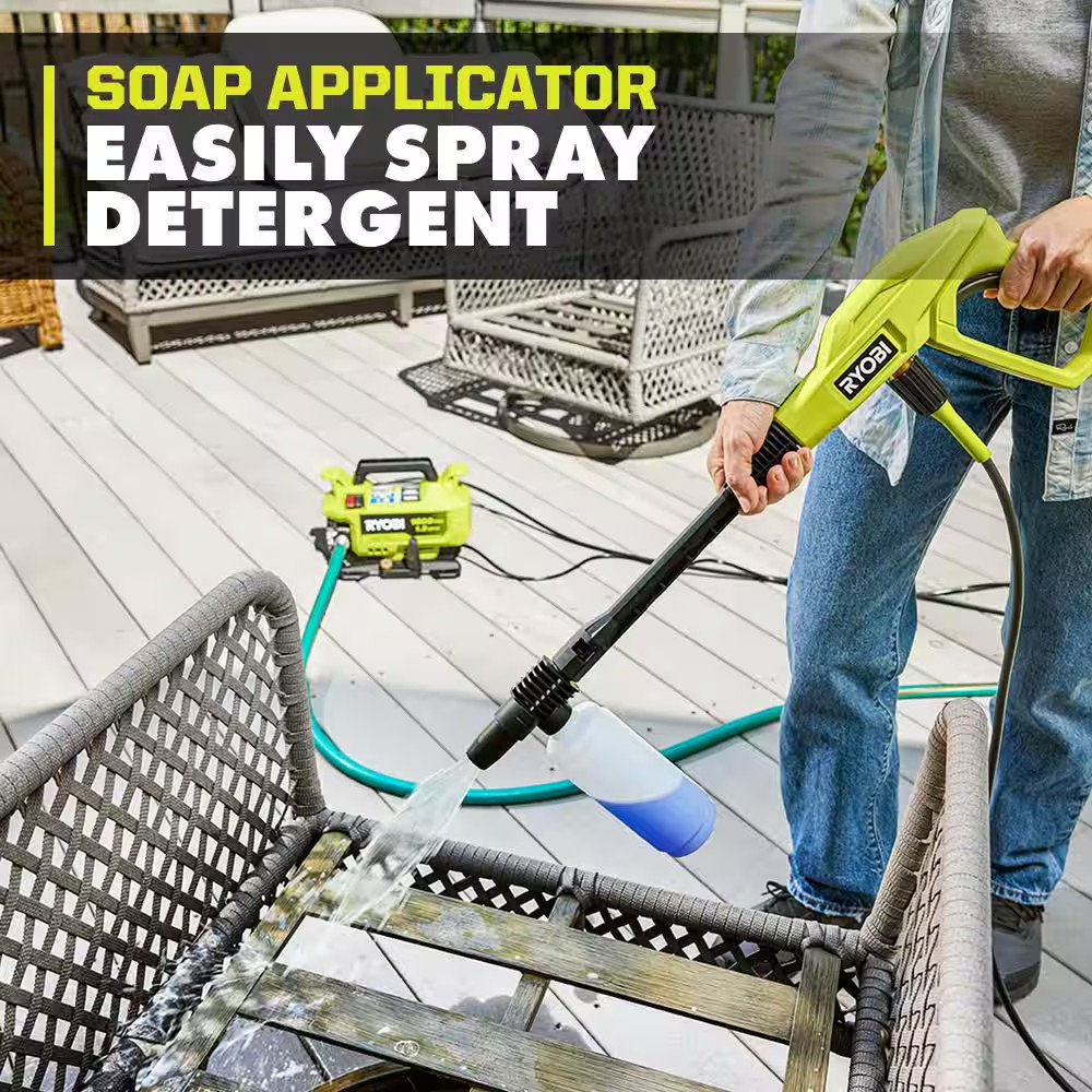 1800 PSI 1.2 GPM Cold Water Corded Electric Pressure Washer