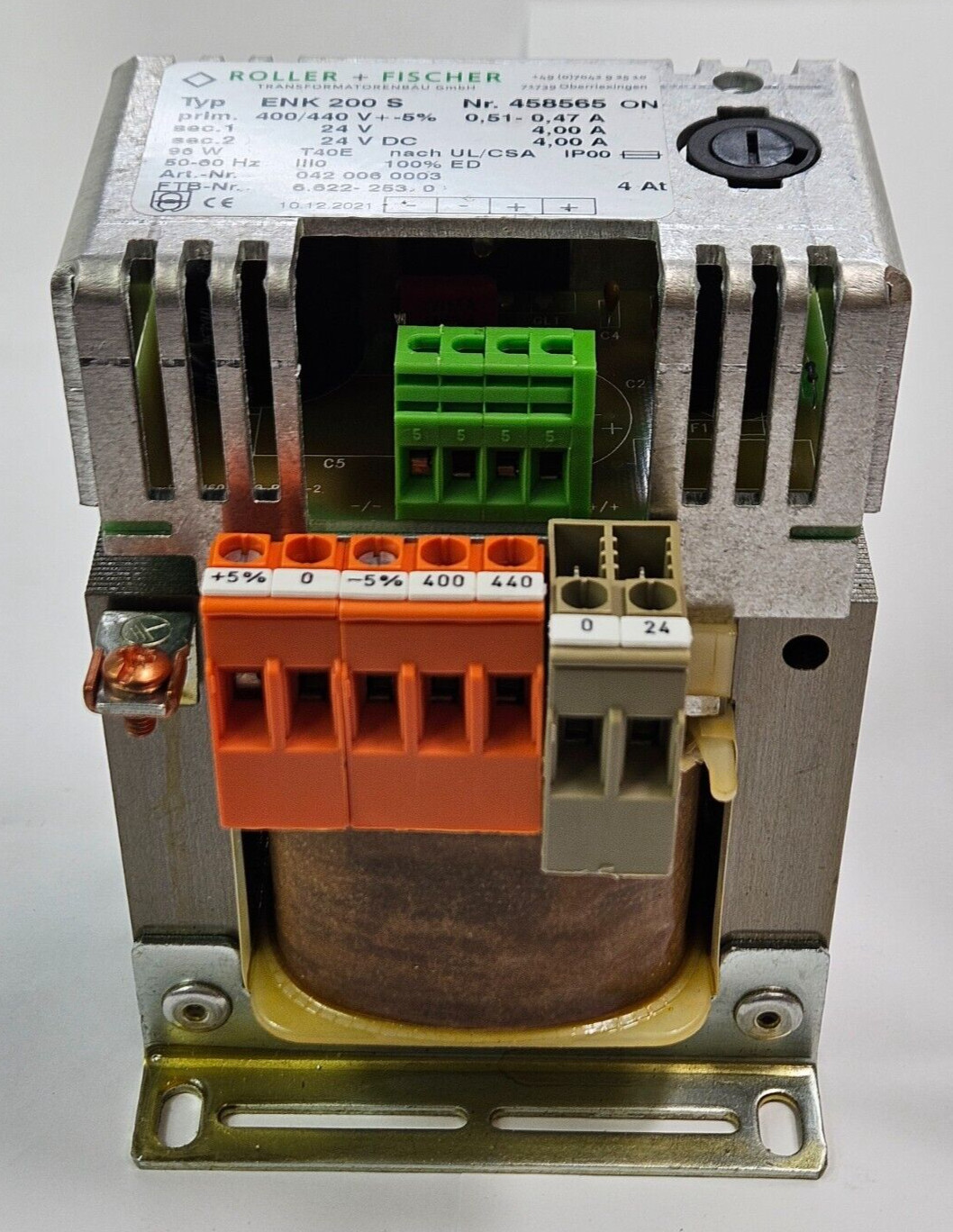 Karcher 6.622-253.0 Power Supply 24V DC 440V Roller Fischer Transformer