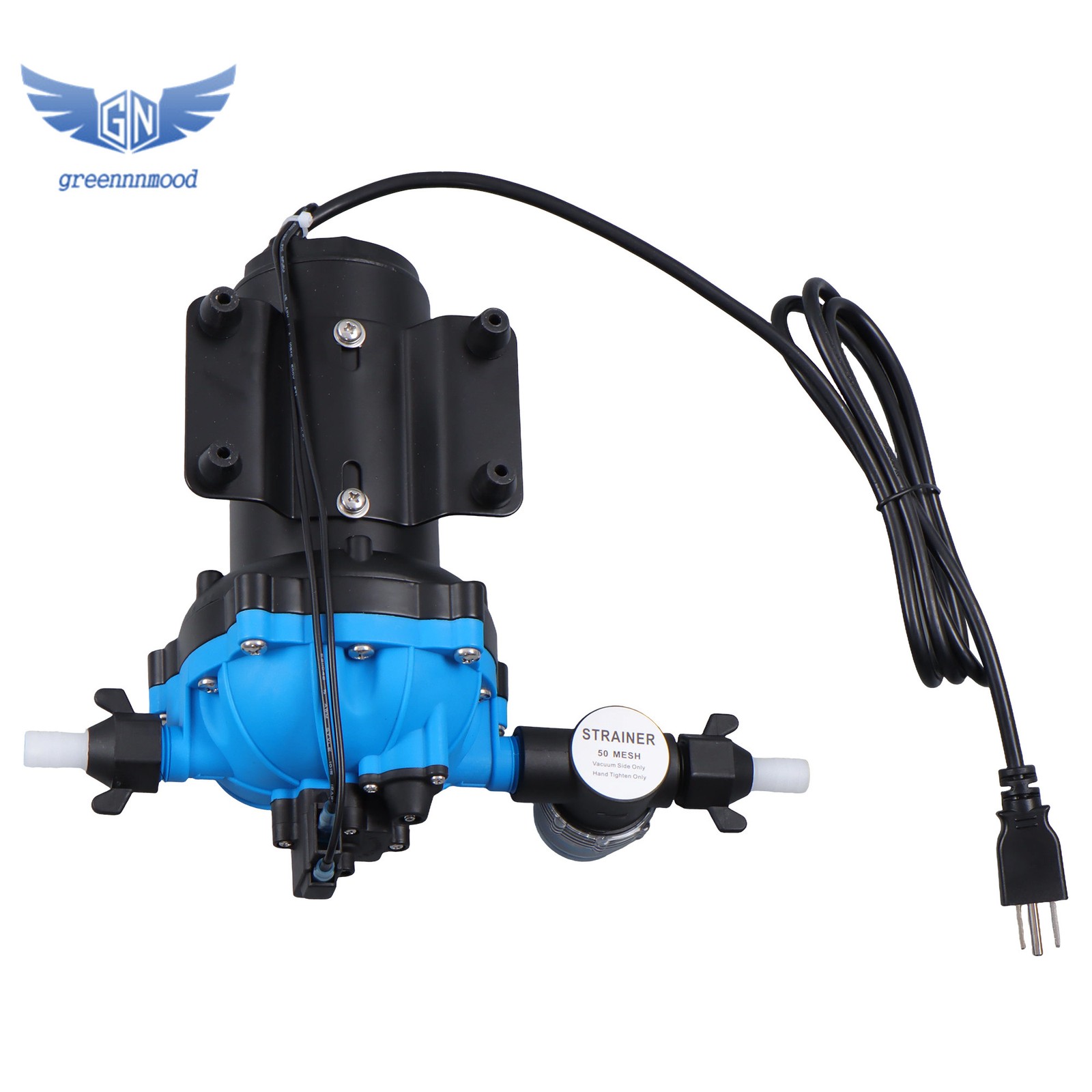 Water Pressure Booster Diaphragm Pump 5-chamber 110V AC for House 80PSI 6GPM