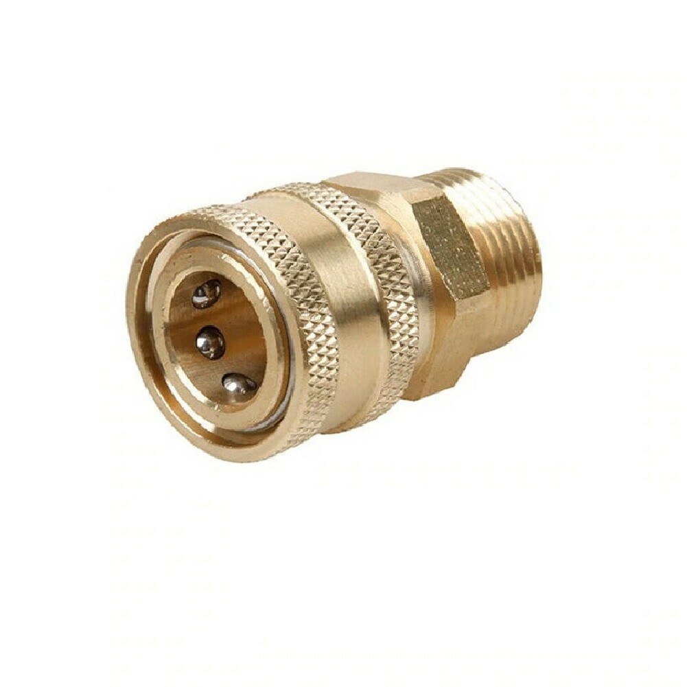 Quick Connect Pressure Washer Adapter M22-14 mm Swivel to 3/8 inch