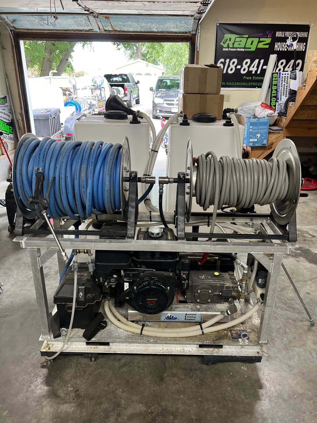 Pressure Washing Skid