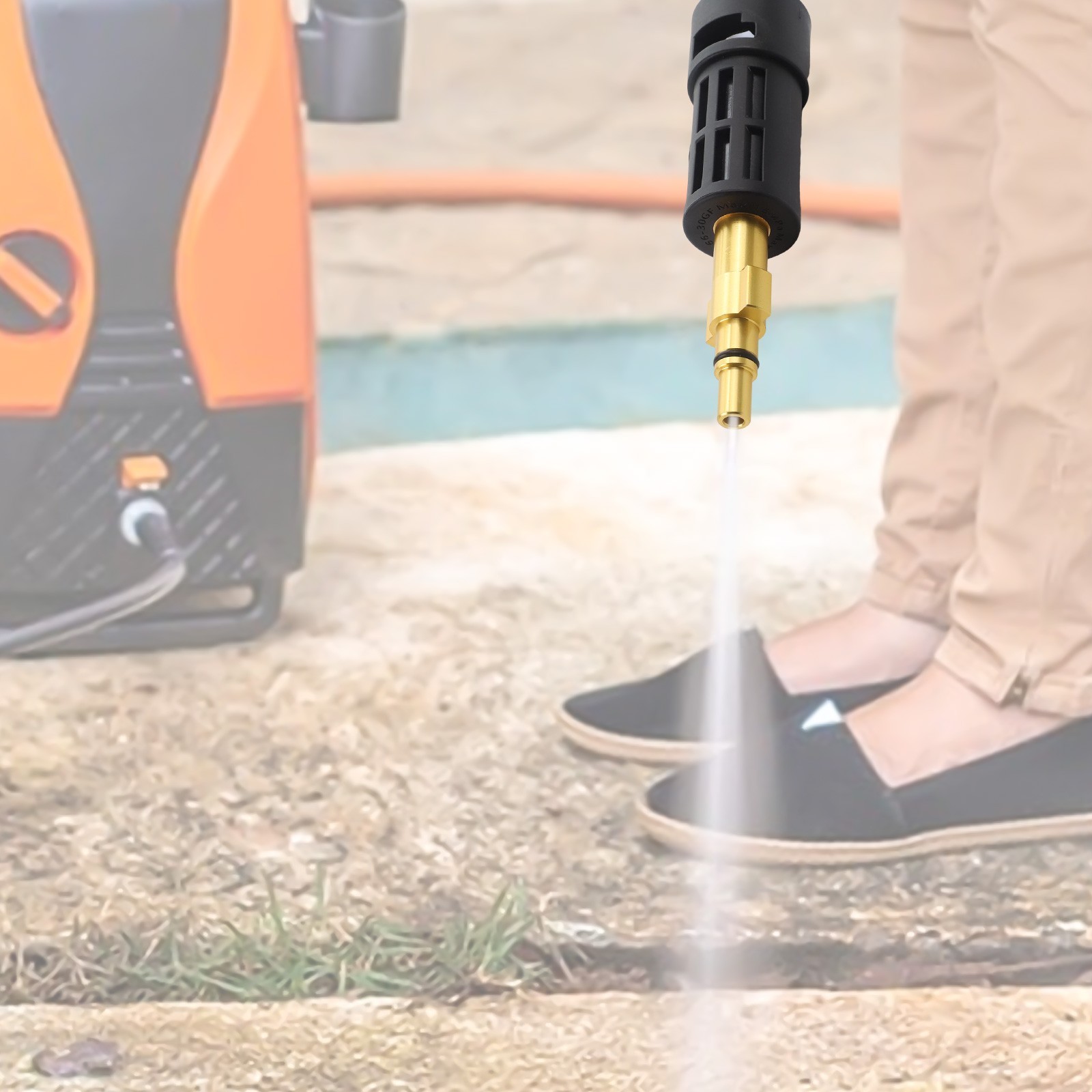 High Pressure Washer Bayonet Connector Adapter for Black Decker and Tools