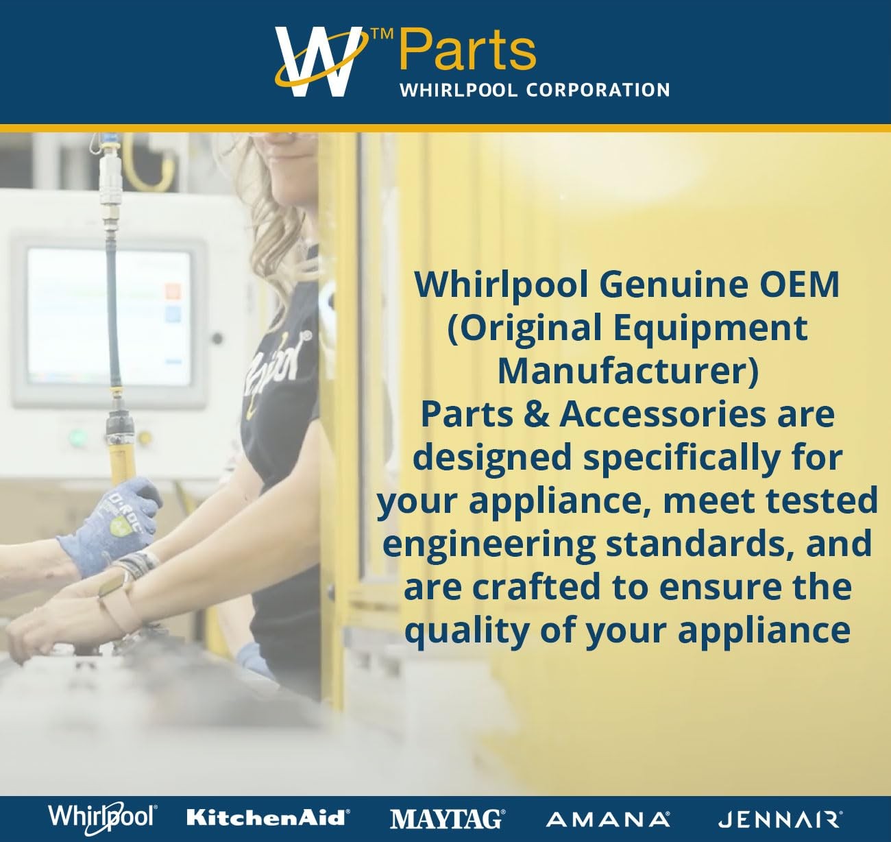 Whirlpool W11393685 Genuine OEM Top Load Washer Transmission Replacement Part…