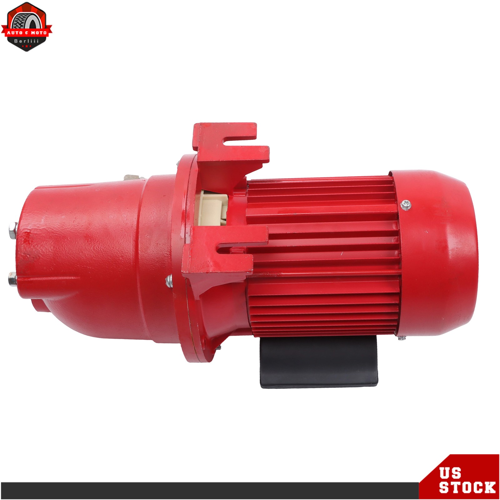 Cast Iron Shallow Well Jet Pump 3/4 HP 13 GPM, 115/230V Dual Voltage, Red