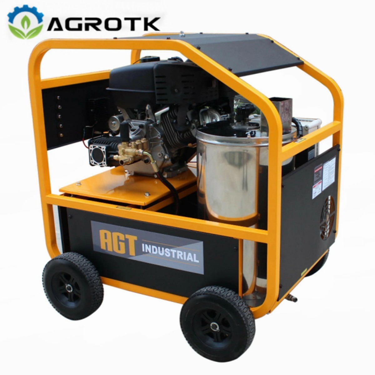 AGT 4000PSI 13HP Hot Pressure Washer Machine Gasoline Engine Adjustable Pressure