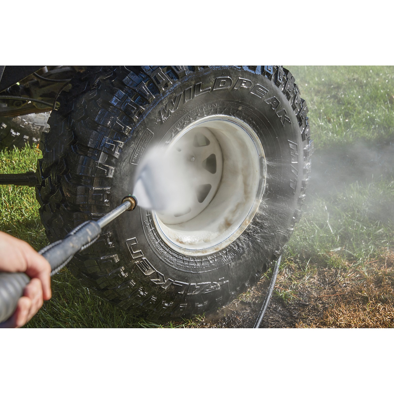 Powerhorse Gas Hot Water Pressure Washer with Diesel Heater, 4000 PSI, 4 GPM,