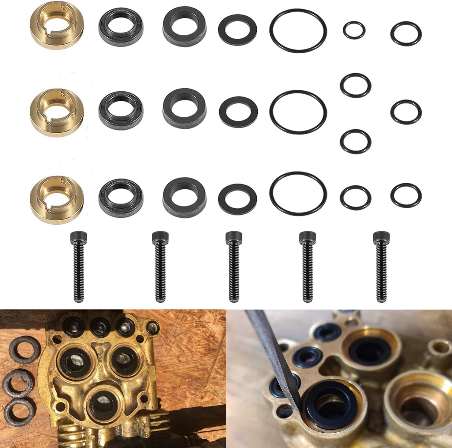Complete Pressure Washer Seal Kit for Briggs & Stratton 190595GS & 190711GS