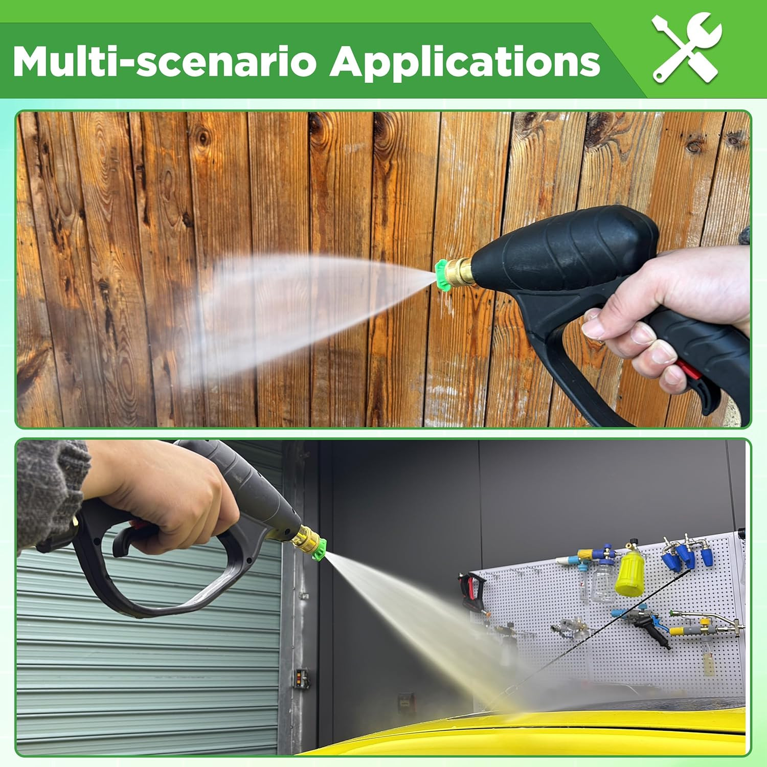 Pressure Washer Tips, 25 Degree Green Power Washer Nozzle Tips, Pressure Washer
