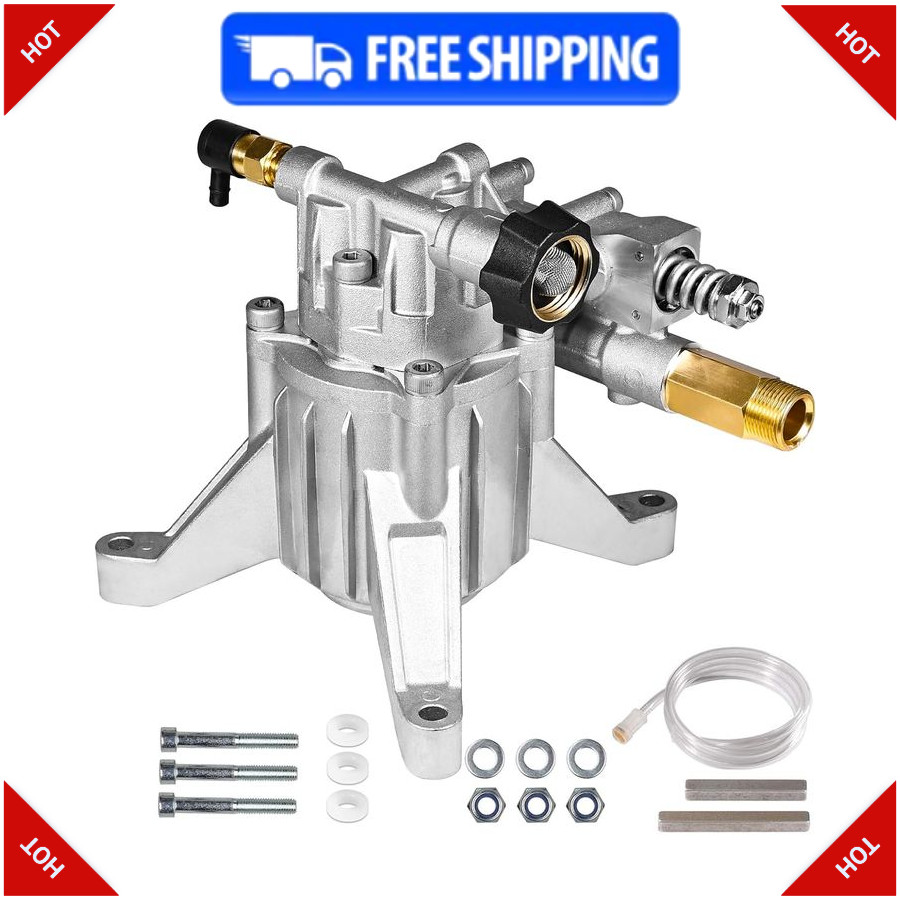 YAMATIC 7/8″ Shaft Vertical Pressure Washer Pump, 3000 PSI, 2.5 GPM Replacement