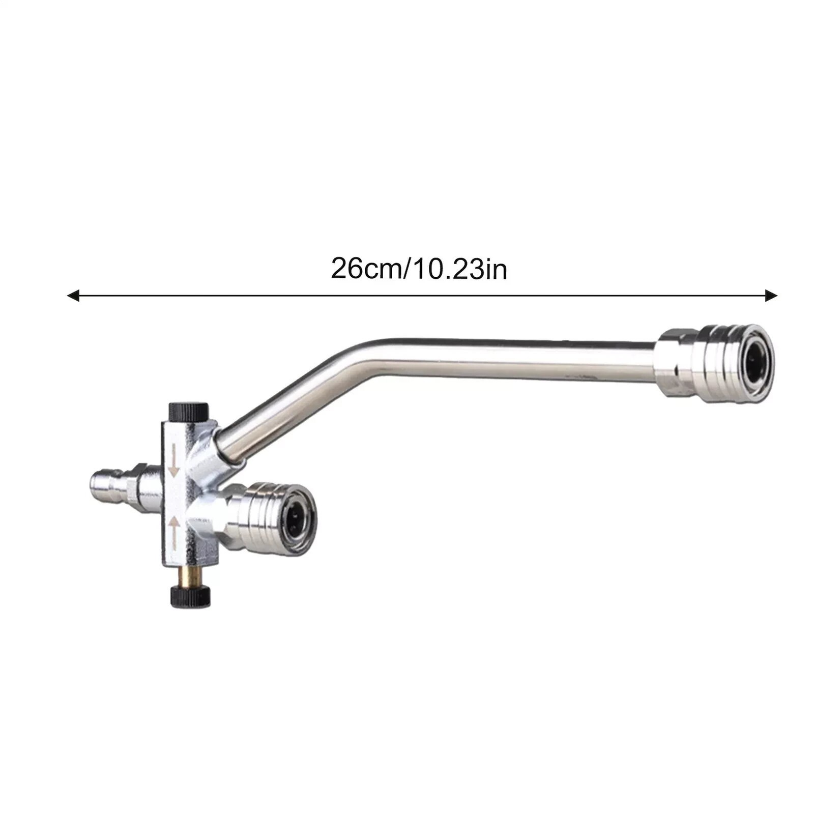 Foam Cannon Dual Connector Accessory Dual-Purpose Switch Spray Gun w/5 Nozzles