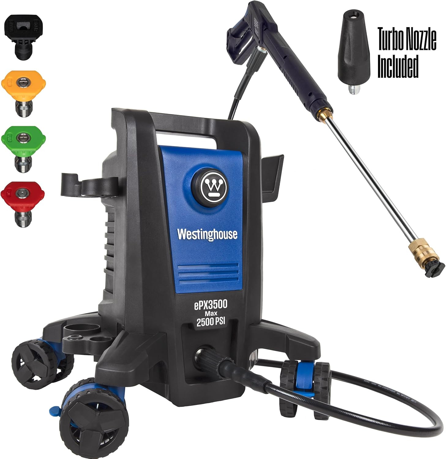 Westinghouse Epx3500 Electric Pressure Washer, 2500 Max PSI 1.76 Max GPM & Press