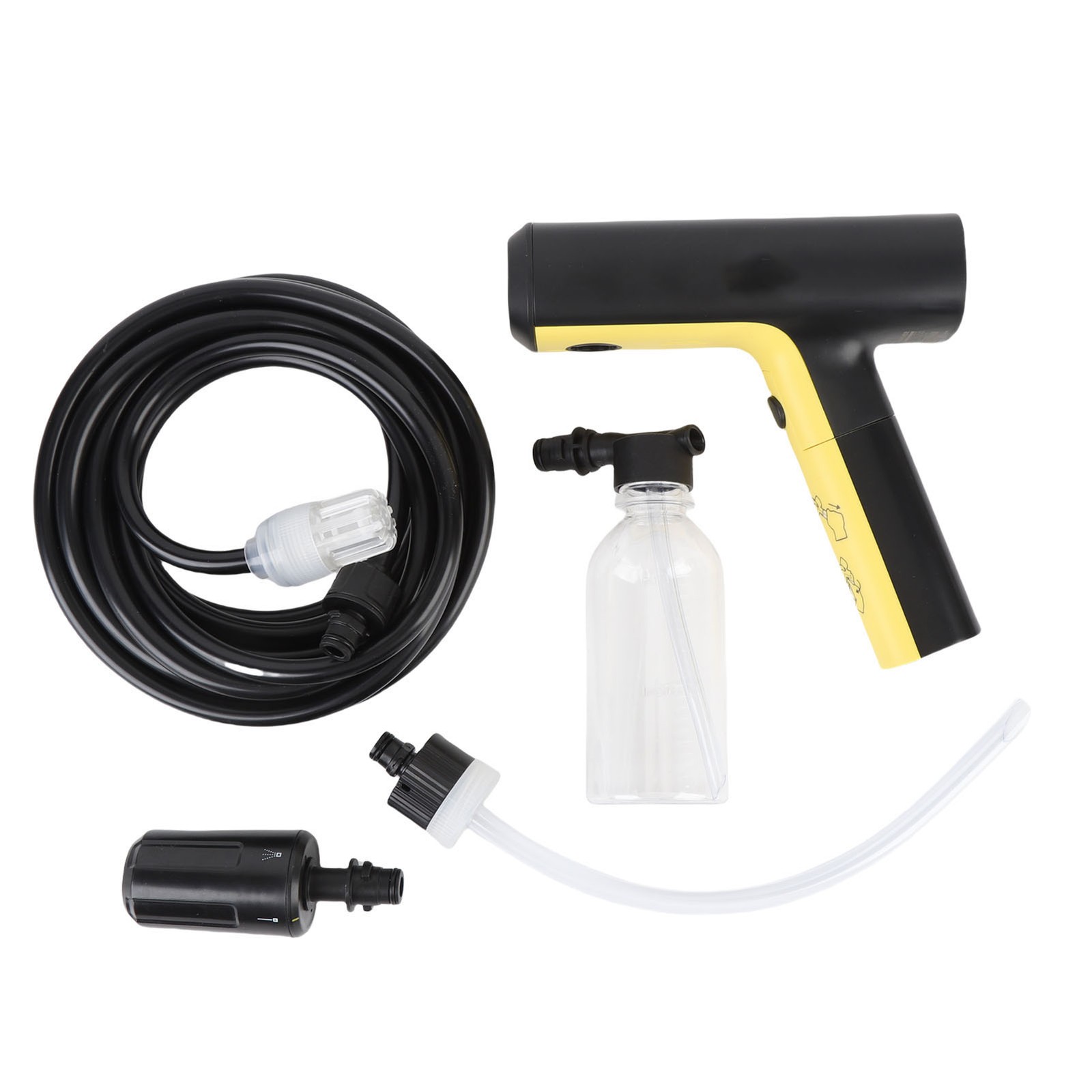 Car Washer Gun USB Charging Lightweight Water Saving 5 Gears Pressure Handheld