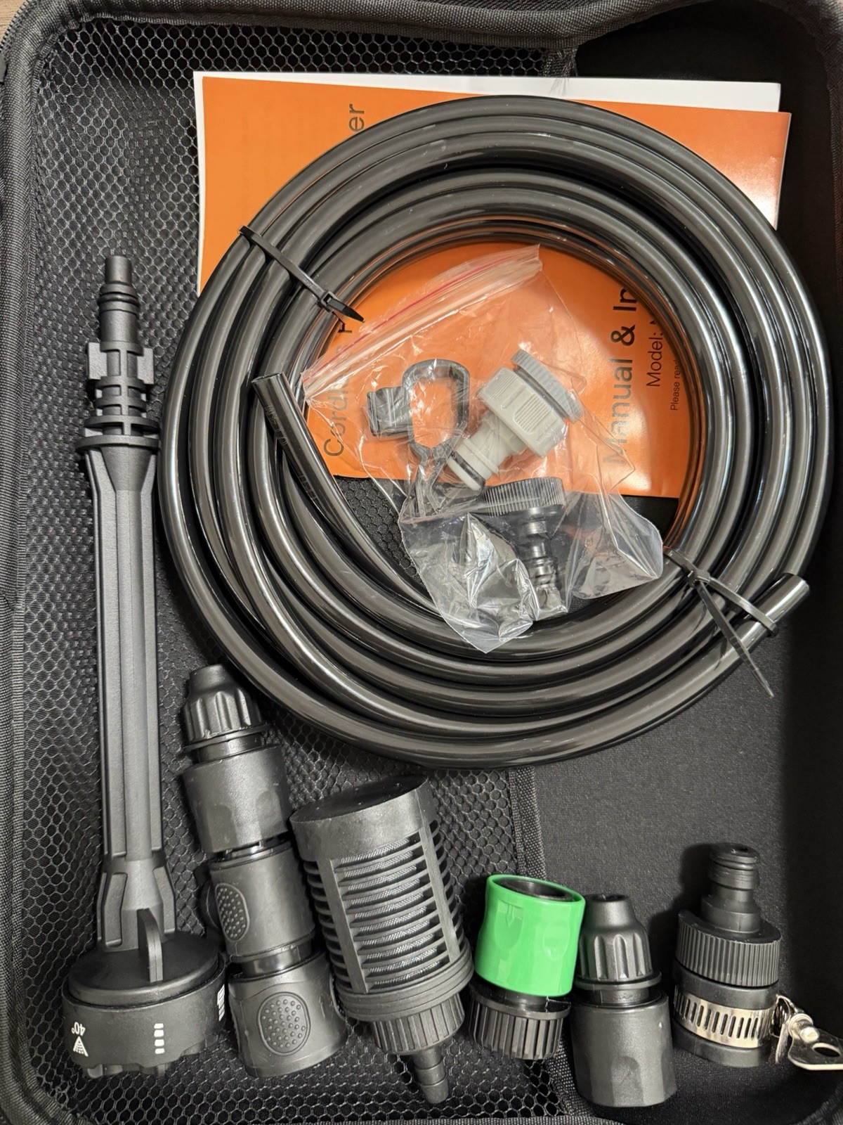 Cordless Pressure Washer Battery Powered; 1200PSI Cordless Power Washer with Bru