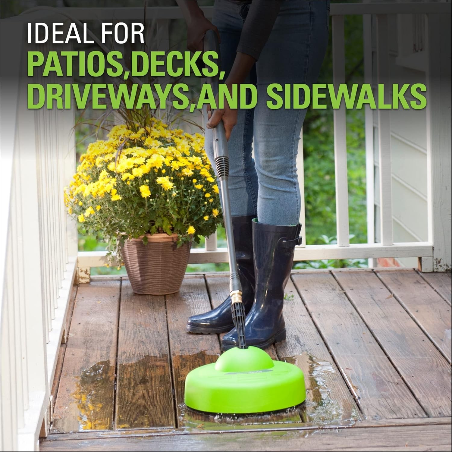 Pressure Washer Surface Cleaner Attachment Quick Connect