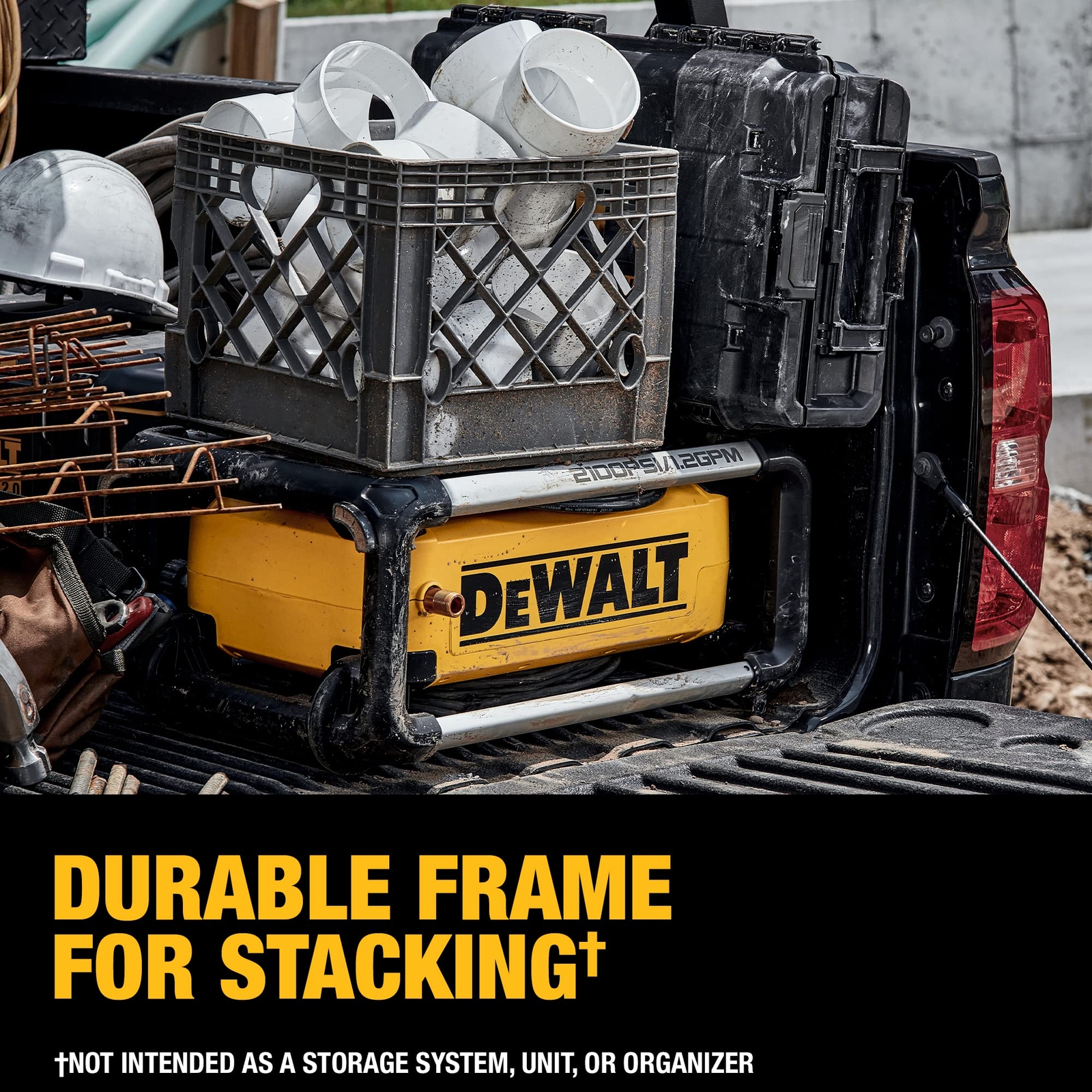 DEWALT Electric Pressure Washer, 2100 PSI, Jobsite Power Washer (DWPW2100) Yello