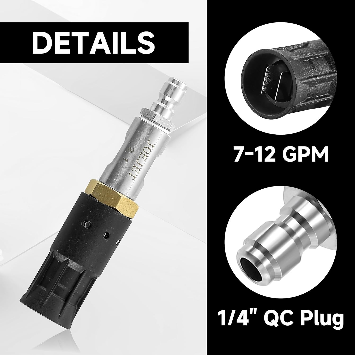 Efficient 1/4″ Quick Connect Power Nozzle