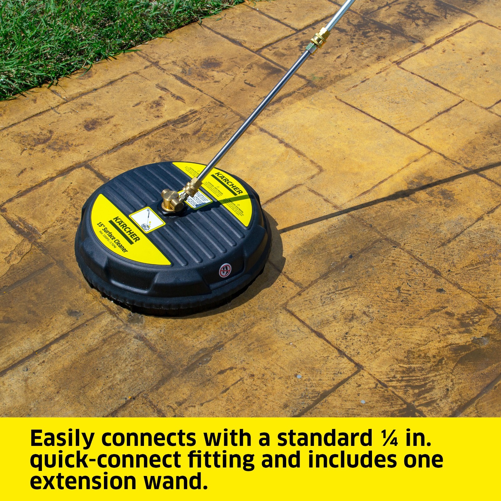 Karcher 15″ Surface Cleaner for Pressure Washer, 3200 PSI, Quick Connect – NEW