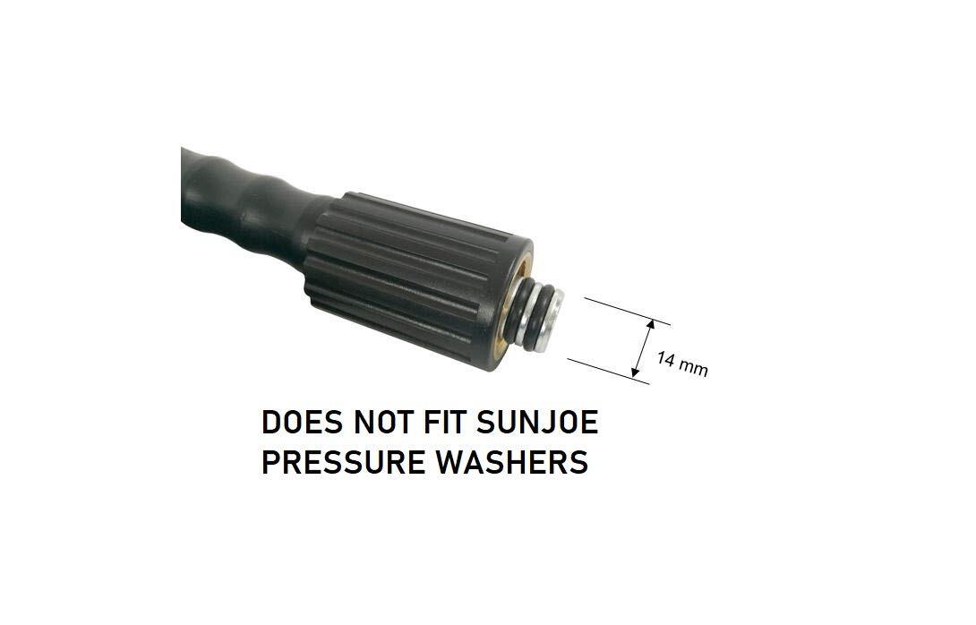 Heavy Duty 1/4″ x 30′ Universal Pressure Washer HoseM22-14mm 3200 PSI Steel W…