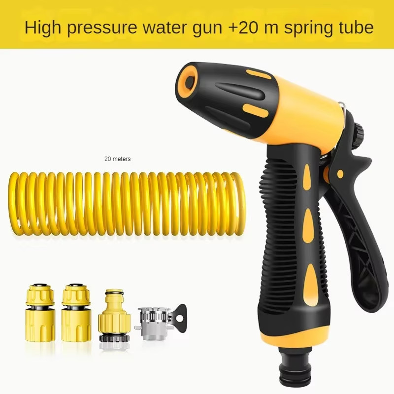 1020 Meter Telescopic Water Pipe with HighPressure Nozzle Car Washing Tool Set E