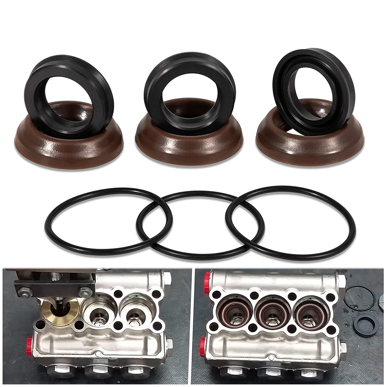 AR1828 Check Valve Kit & AR1857 Pressure Washer Packing Kit for 18mm Pumps AR XR